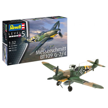 KIT PARA MONTAR REVELL AVIÃO MESSERSCHMITT BF109 G-2/4 1/32 184 PEÇAS REV 03829